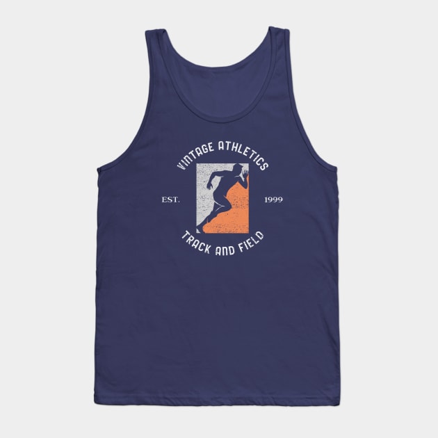 VINTAGE ATHLETICS, TRACK AND FIELD Tank Top by RevUp